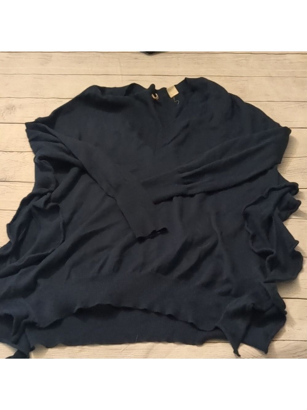 Moth wool blend navy sweater size XS